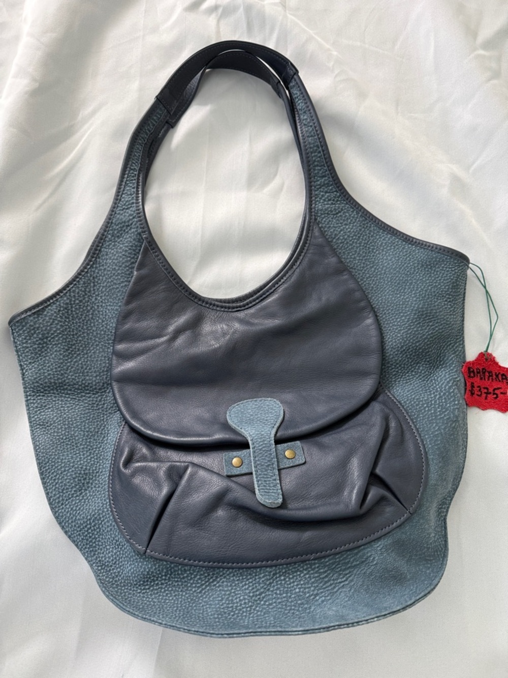Barakana Two-Tone Hobo Bag